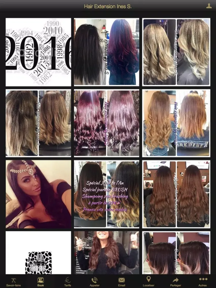 Zrzuty ekranu Hair Extension Ines S. Toulon iPad 