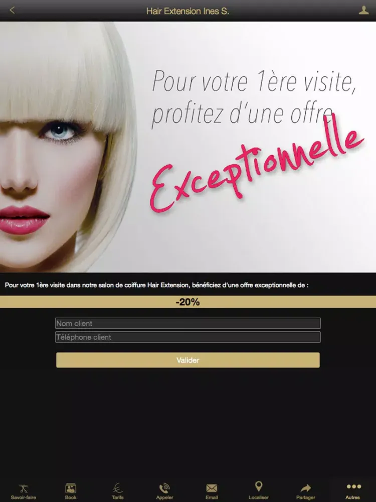 Zrzuty ekranu Hair Extension Ines S. Toulon iPad 