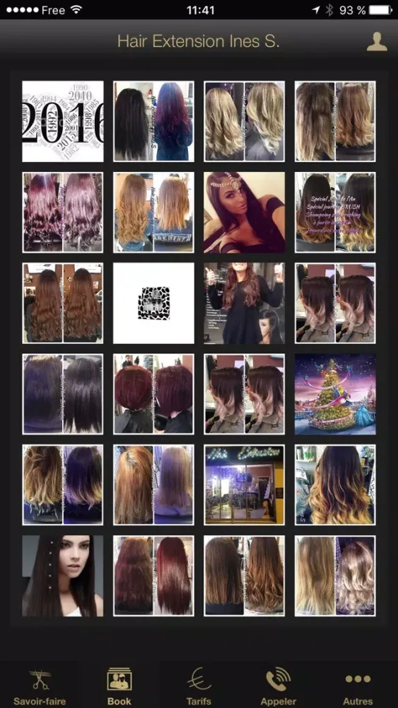 Zrzuty ekranu Hair Extension Ines S. Toulon