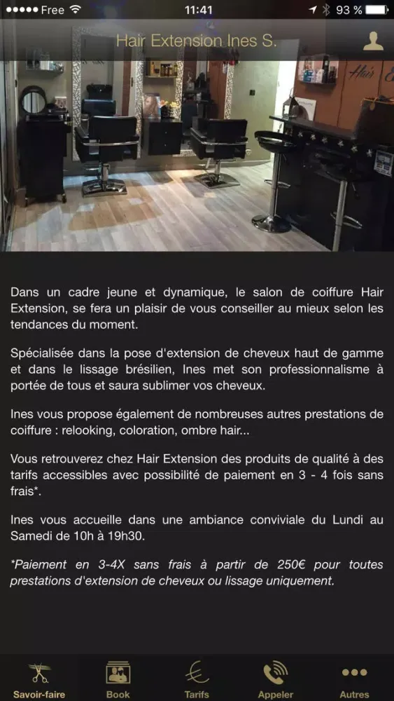 Zrzuty ekranu Hair Extension Ines S. Toulon
