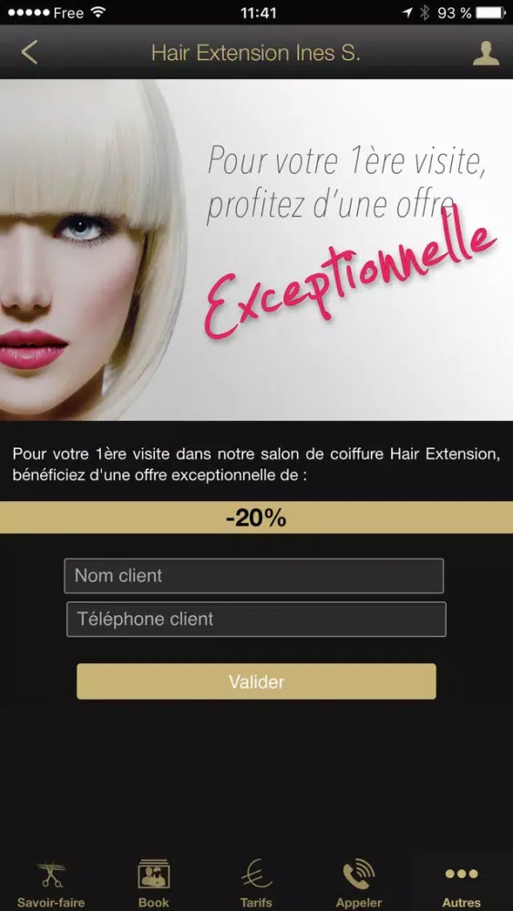 Zrzuty ekranu Hair Extension Ines S. Toulon