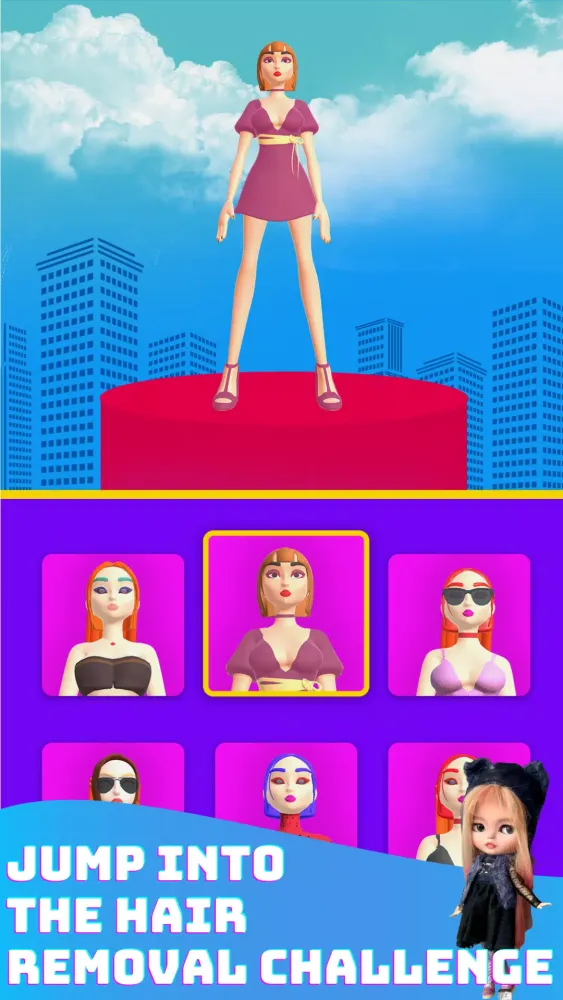 JoJo Dancing Hair Race 3D Game স্ক্রিনশট