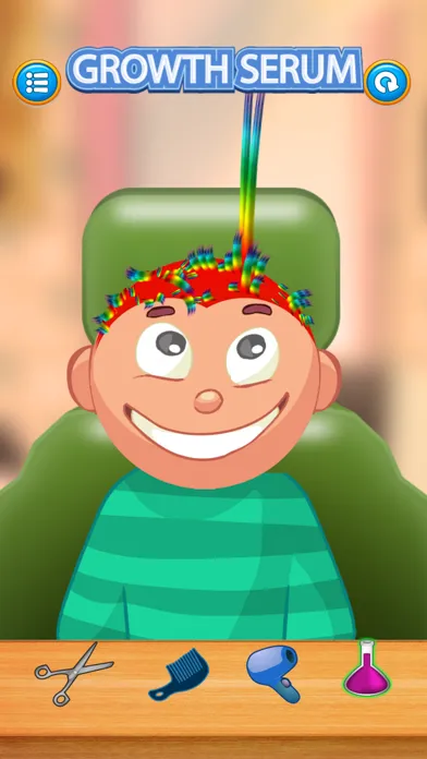 Screenshot di Child game / rainbow hair cut