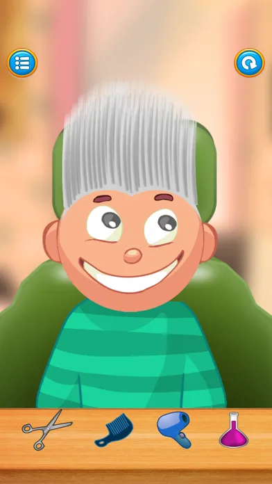 تصاویر Child game / silver hair cut