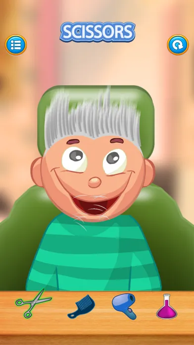 تصاویر Child game / silver hair cut