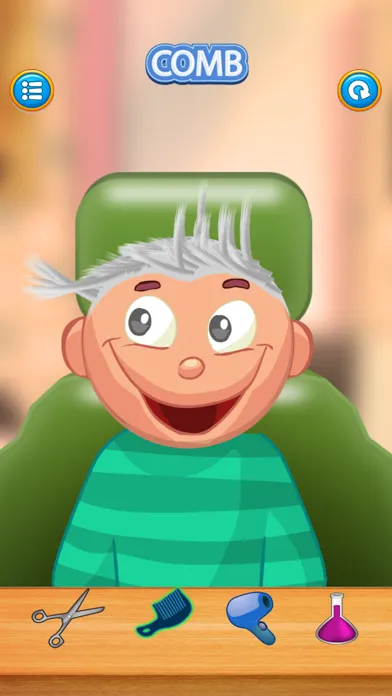 تصاویر Child game / silver hair cut