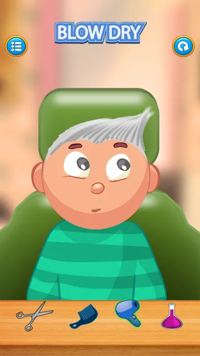 تصاویر Child game / silver hair cut