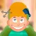Child game / blonde hair cut