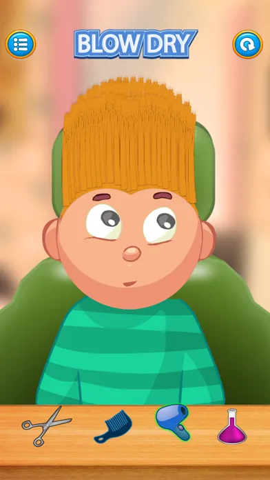 Tangkapan layar Child game / blonde hair cut