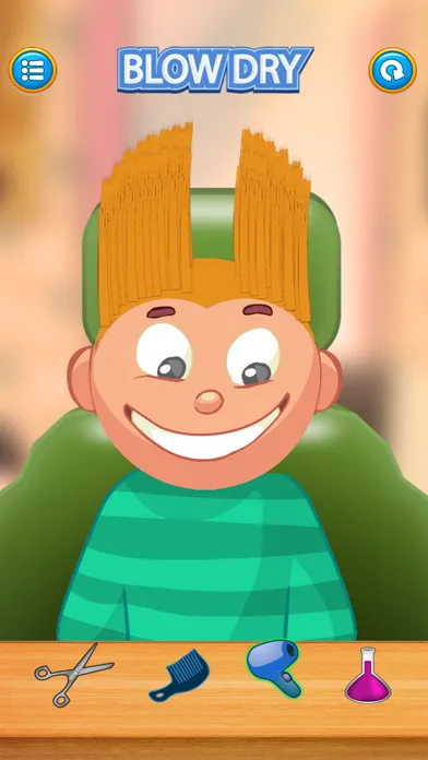 Tangkapan layar Child game / blonde hair cut