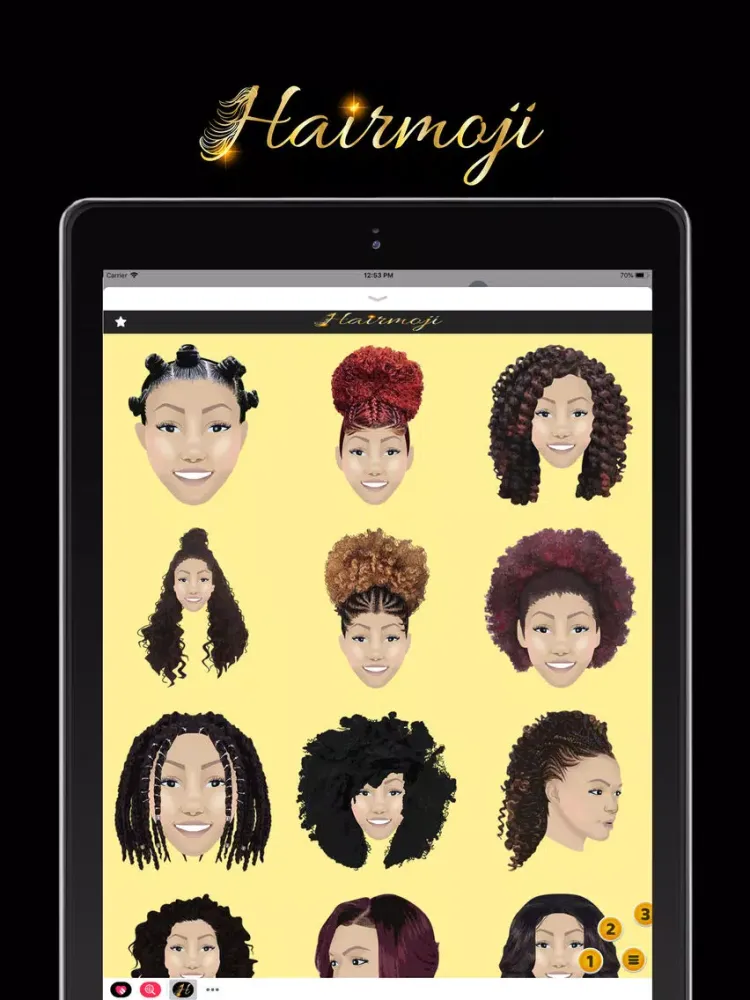 HairMoji iPad 应用截图