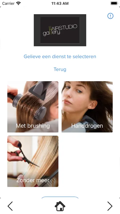 Captures d'écran de Hairstudio Gallery