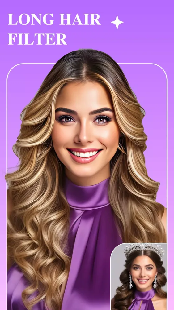 Hair Lab: AI hairstyle Face Ekran Görüntüleri