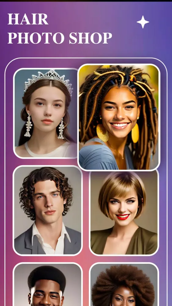 Hair Lab: AI hairstyle Face Ekran Görüntüleri