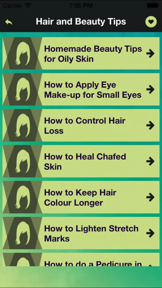 Скриншоты Hair and Beauty Secrets Tips & Tricks