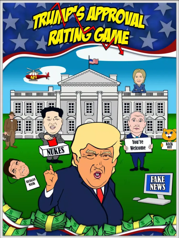 Zrzuty ekranu Trump's Approval Rating Game iPad 