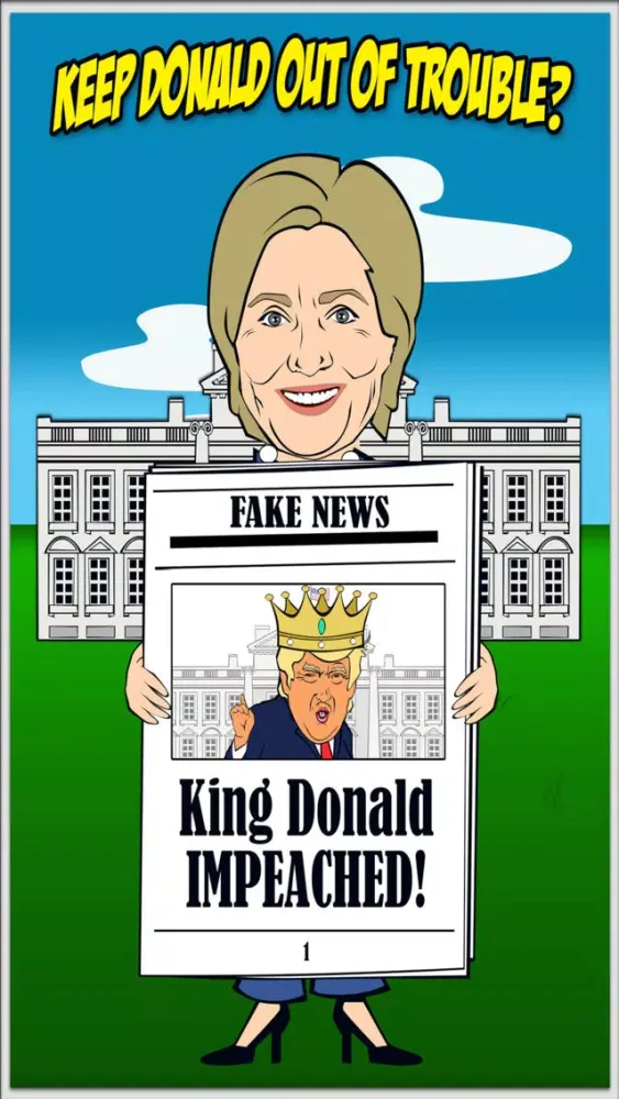 Zrzuty ekranu Trump's Approval Rating Game