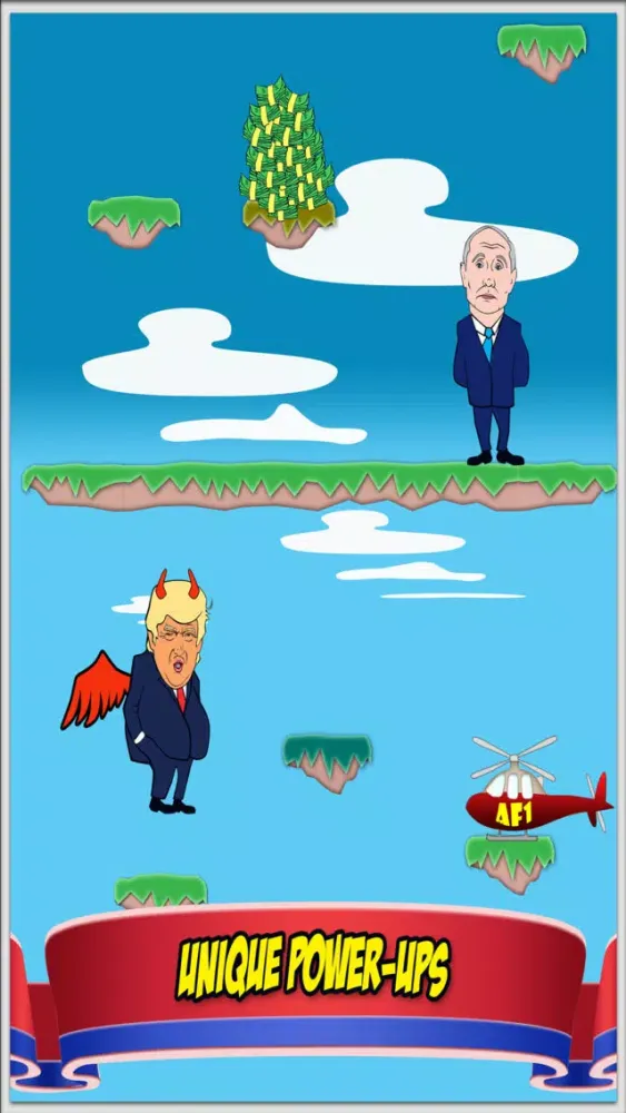 Zrzuty ekranu Trump's Approval Rating Game