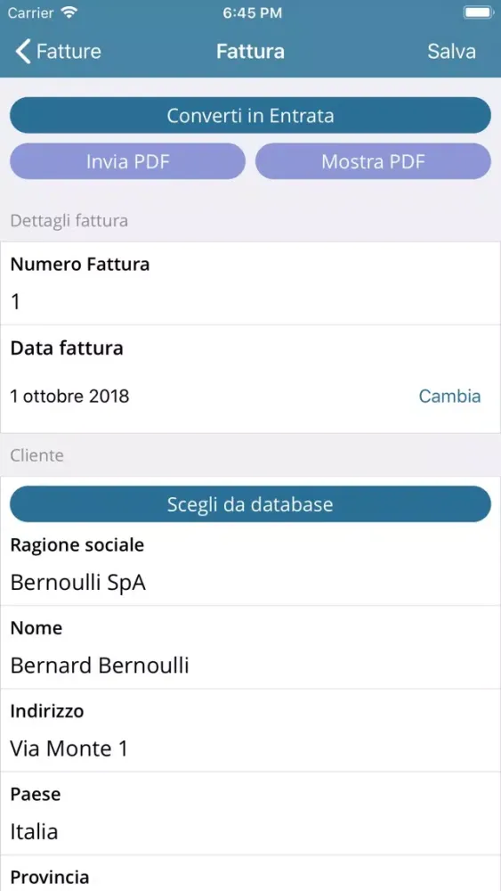 Capturas de pantalla de FlatApp - Regime Forfettario