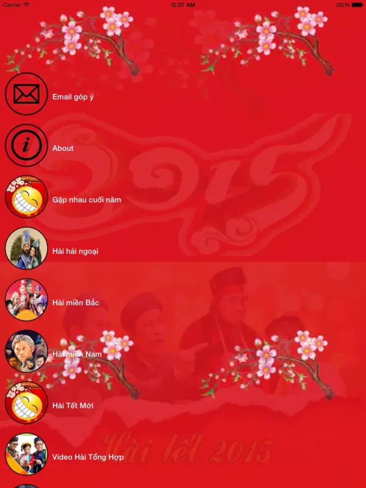 Capturas de tela do Hai Tet 2016 - Hài Việt iPad 