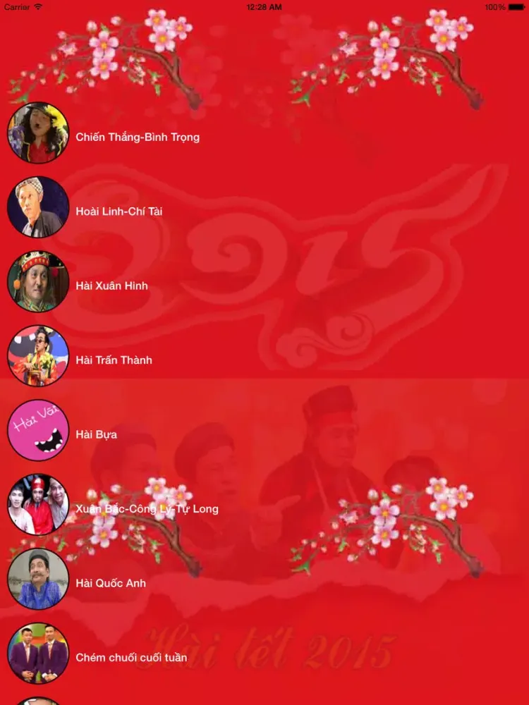 Capturas de tela do Hai Tet 2016 - Hài Việt iPad 