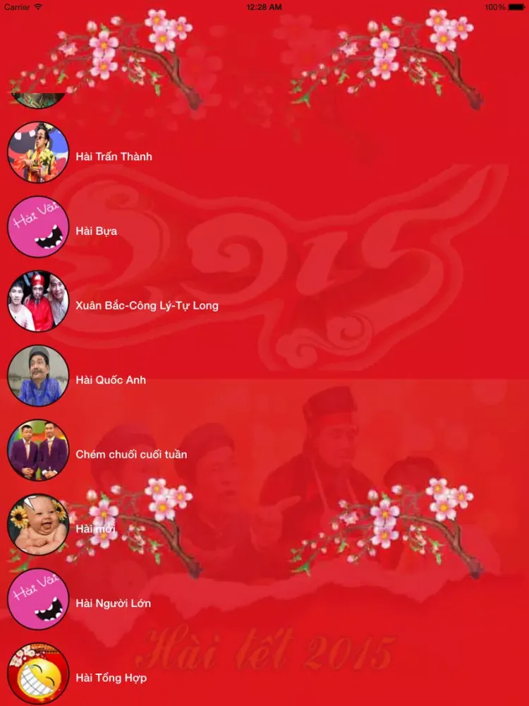 Capturas de tela do Hai Tet 2016 - Hài Việt iPad 