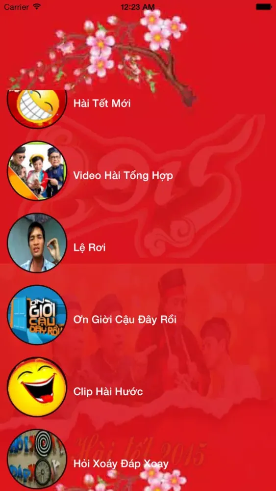 Capturas de tela do Hai Tet 2016 - Hài Việt