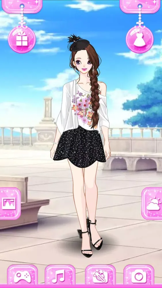 Beautiful Retro Style - Fashion Girl Salon Games سکرین شاٹس