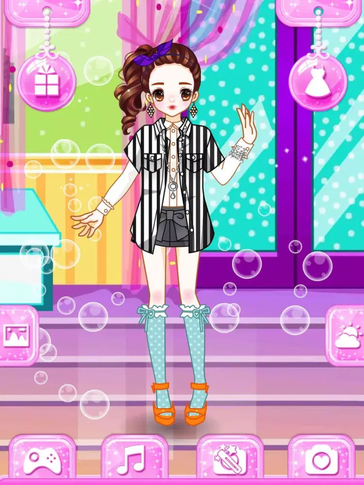 Zrzuty ekranu Makeover adorable princess – Fashion Match, Mix and Makeover Salon Game for Girls and Kids iPad 