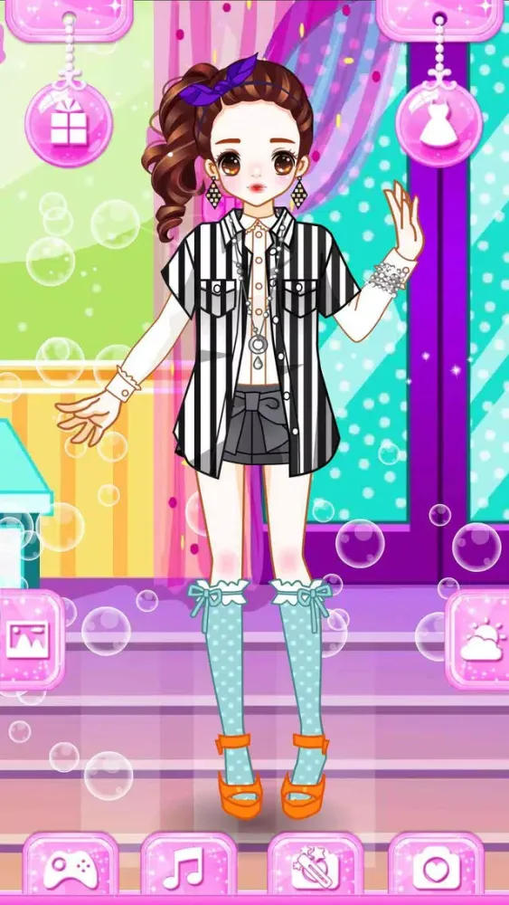 Zrzuty ekranu Makeover adorable princess – Fashion Match, Mix and Makeover Salon Game for Girls and Kids