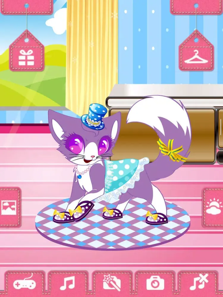 ภาพหน้าจอของ Lovely Kitten - Crazy Pet Beauty Salon Game for Girls Kids Teens iPad 