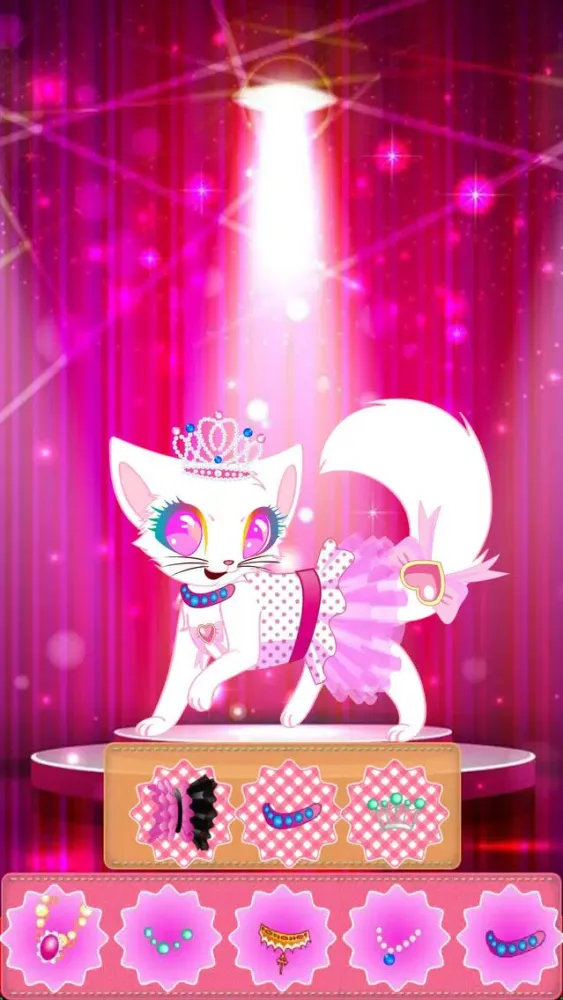 ภาพหน้าจอของ Lovely Kitten - Crazy Pet Beauty Salon Game for Girls Kids Teens