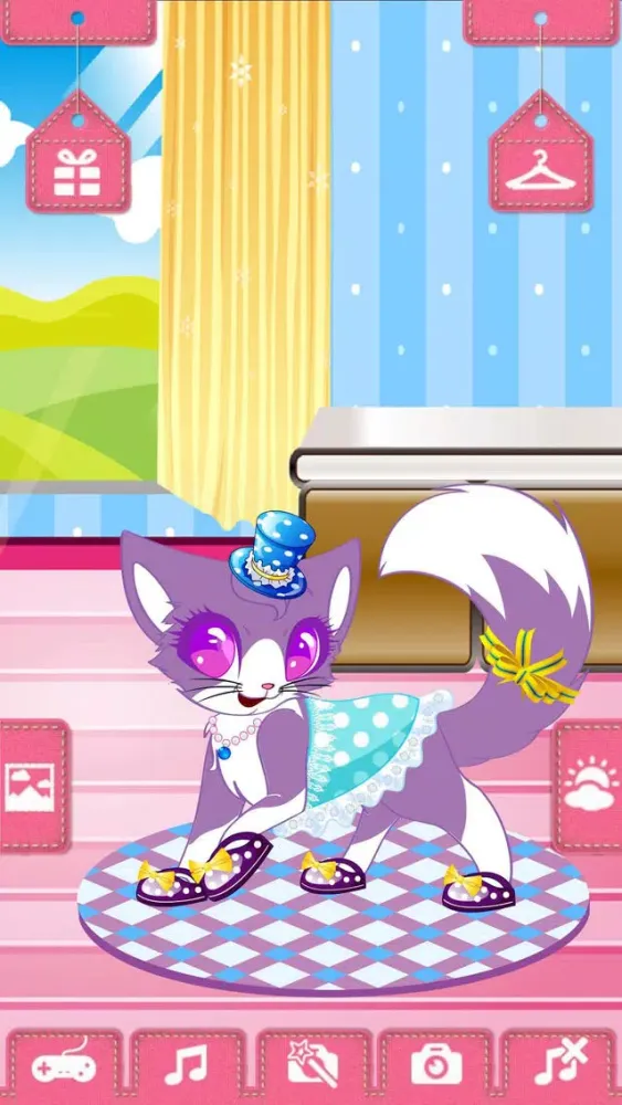 ภาพหน้าจอของ Lovely Kitten - Crazy Pet Beauty Salon Game for Girls Kids Teens