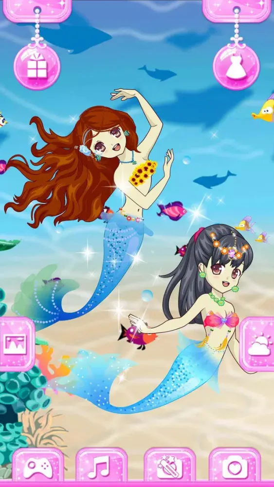 Mermaid Bubble-Beauty Makeup Salon应用截图