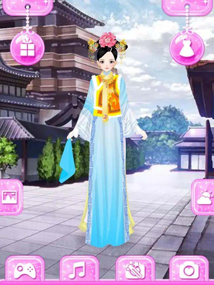 Qing Dynasty Princess – Costume Girl Salon Game iPad 应用截图