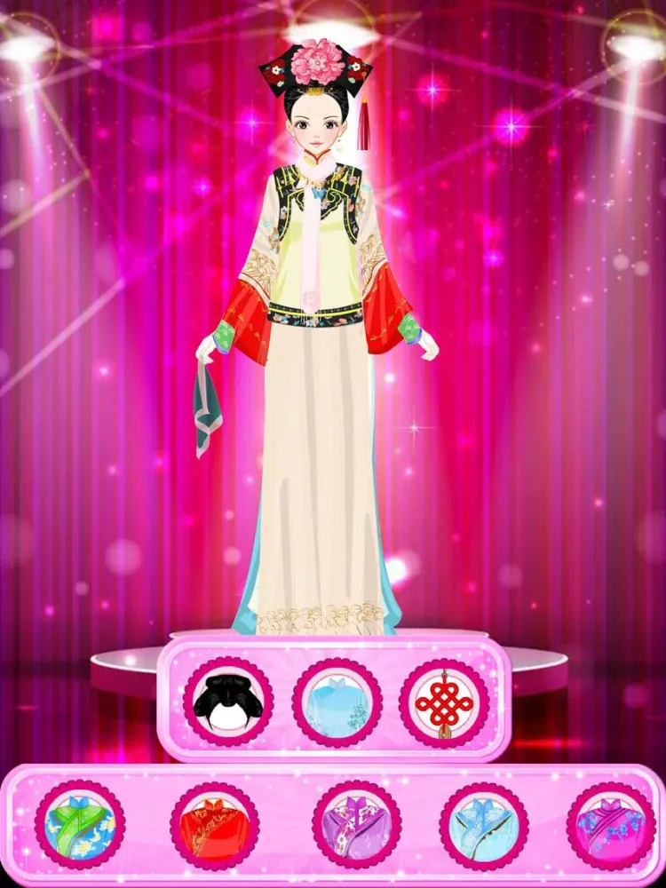 Qing Dynasty Princess – Costume Girl Salon Game iPad 应用截图