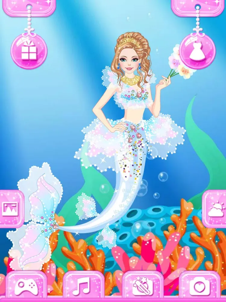 Capturas de pantalla de Magic Mermaid – Funny Beauty Salon Spa Game iPad 