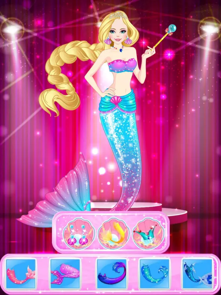 Capturas de pantalla de Magic Mermaid – Funny Beauty Salon Spa Game iPad 