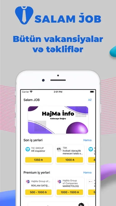 Скриншоты Salam Job