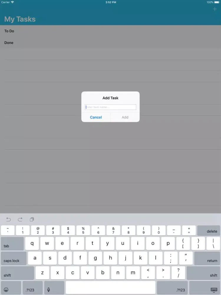 Screenshot di To-Do HajMa iPad 