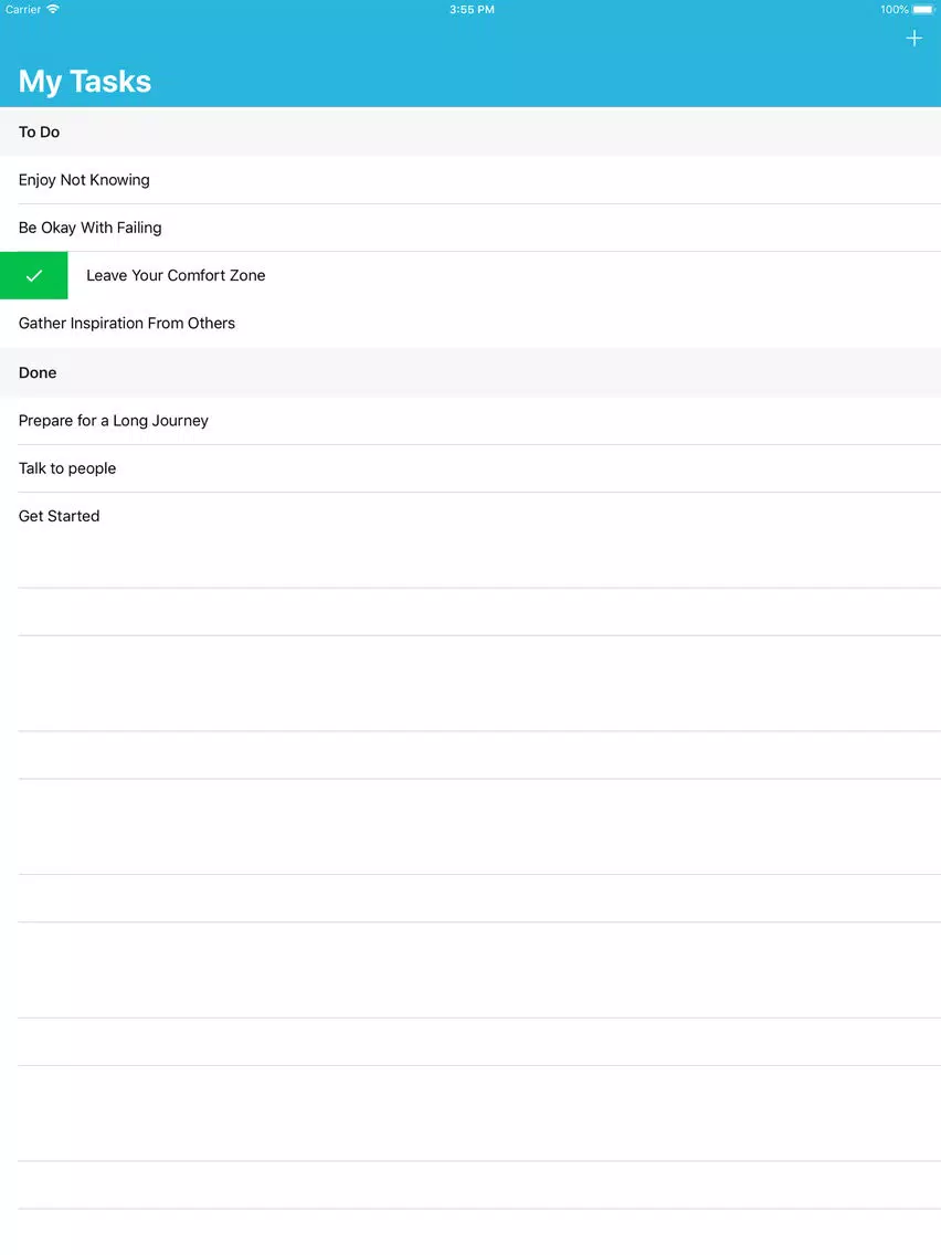 ภาพหน้าจอของ To-Do HajMa iPad 