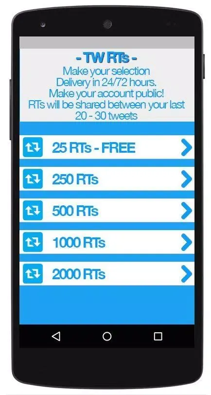 Screenshot di Get Twitter Followers