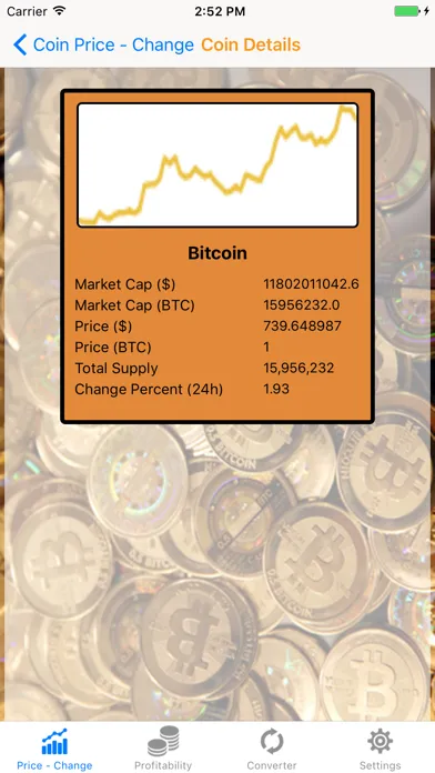 Capturas de pantalla de Coin Rates - Bitcoin Converter