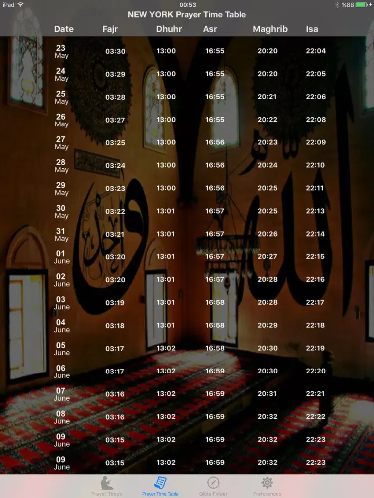 Muslim Prayer - Adhan Timer iPad  سکرین شاٹس