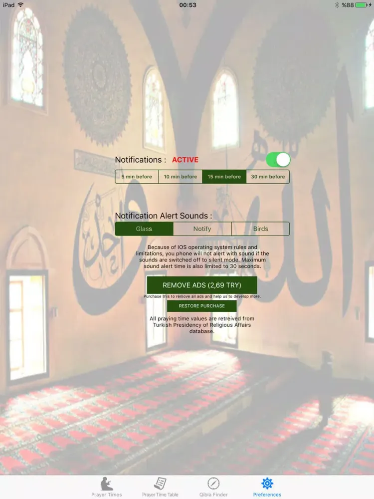 Muslim Prayer - Adhan Timer iPad  سکرین شاٹس