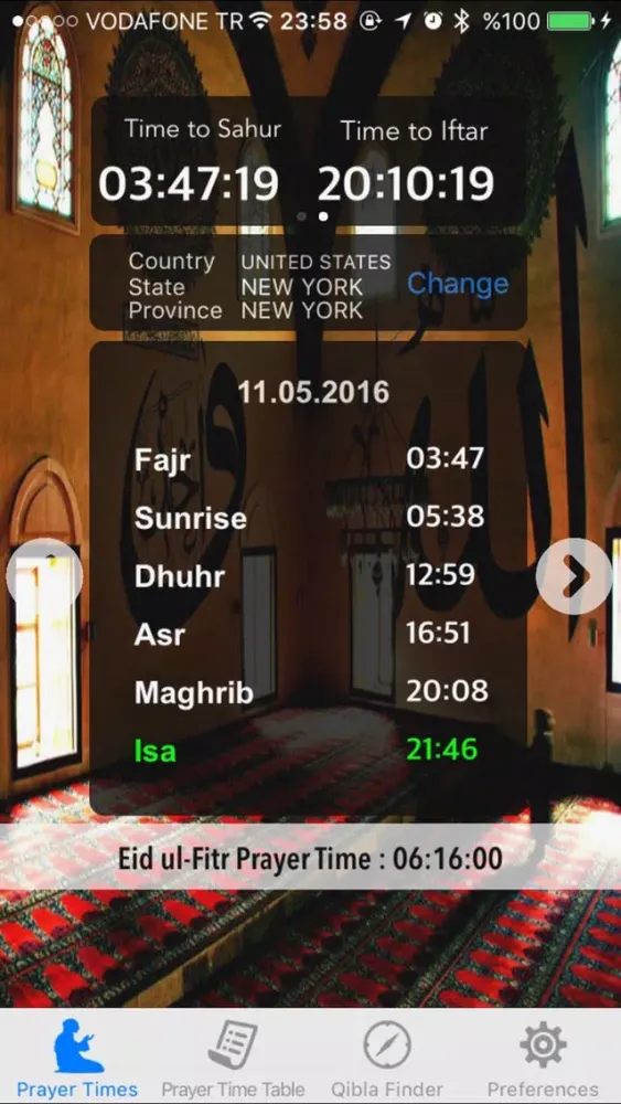 Muslim Prayer - Adhan Timer سکرین شاٹس