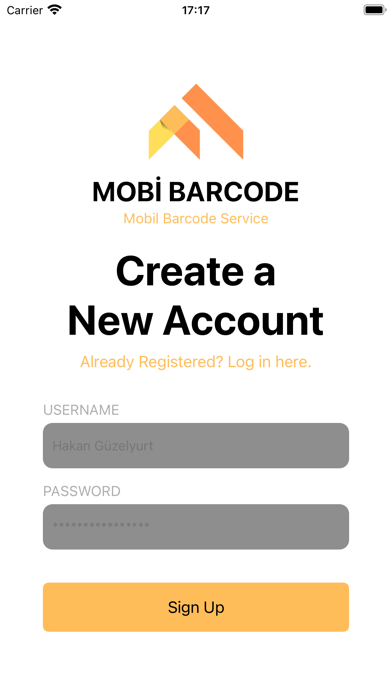 Tangkapan skrin MobiBarcode Advertising