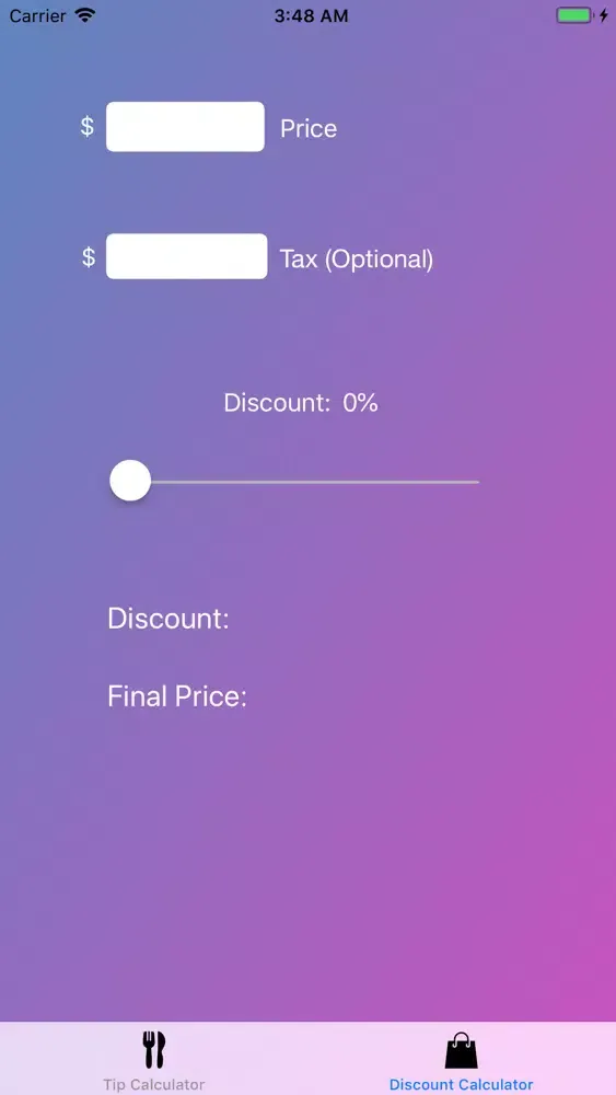 Tip and Discount Calculator应用截图