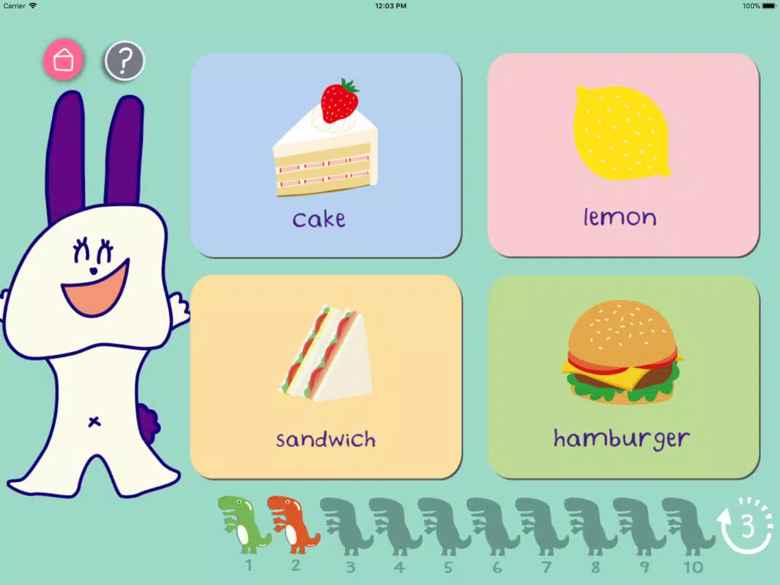 ภาพหน้าจอของ Moo-Quiz iPad 