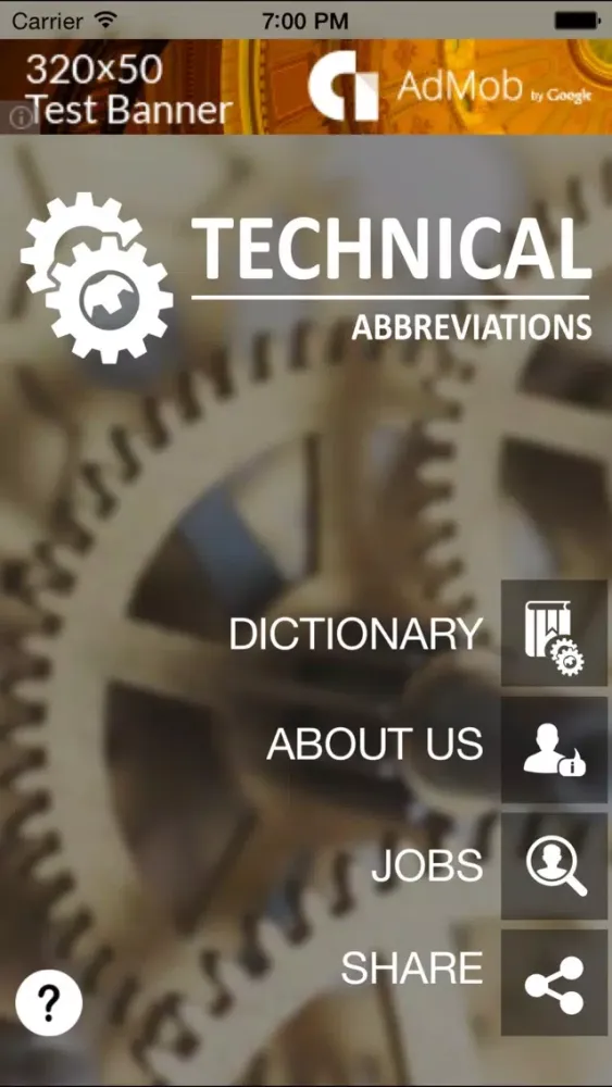 Captures d'écran de Technical Abbreviations